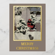 Vintage junge Frau Red Black Christmas Tree Doors