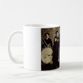 Vintage Jungen-Blaskapelle Warschau Indiana Kaffeetasse (Links)