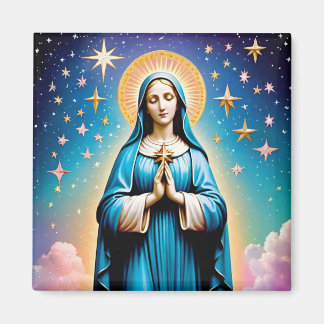 Vintage Jungfrau Mary Magnet, katholisch Magnet