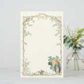 Vintage Jungfrau Mary Religious Katholic Briefpapier (Stehend Vorderseite)