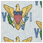 Vintage Jungfrau - US-Flagge Stoff (Nahaufnahme)