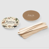 Vintage Jungle-Babydusche Fächer (Non-assembled)