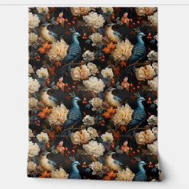 Vintage Jungle Parrots Viktorianisch Boho Tropical Tapete