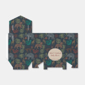 Vintage Jungle Safari Babydusche Geschenkschachtel (Ungefaltet)