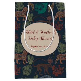 Vintage Jungle Safari Babydusche Mittlere Geschenktüte