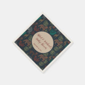 Vintage Jungle Safari Babydusche Serviette (Ecke)