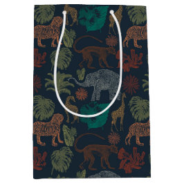 Vintage Jungle Safari Mittlere Geschenktüte