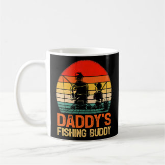Vintage Jungs Papa's Fishing Buddy Fishing Vater' Kaffeetasse