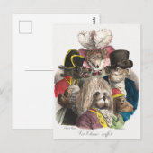 Vintage Jungtiere Postkarte (Vorne/Hinten)