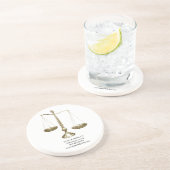 Vintage Justizskala Untersetzer (Seite)