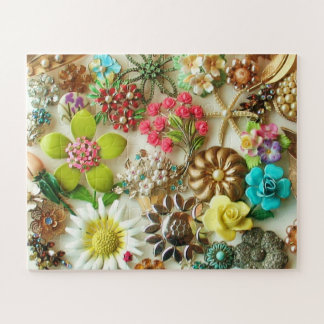 Vintage-Juwelen-Puzzle Puzzle