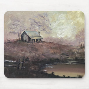 Vintage Kabine auf der Golden Pond Mouse Pad Mousepad