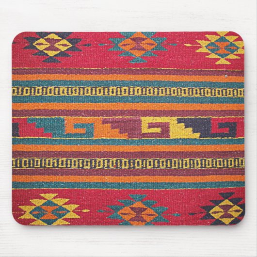 Vintage Kabinen-Wolldecke Mousepad (Vorne)