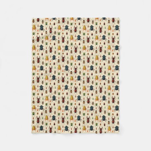 Vintage Käfer Fleecedecke (Vorderseite)