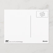 Vintage Käfer-Illustrationskarte Postkarte (Rückseite)