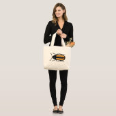 Vintage Käfer-Tasche Jumbo Stoffbeutel (Vorderseite (Model))