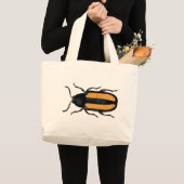 Vintage Käfer-Tasche Jumbo Stoffbeutel (Vorderseite (Produkt))