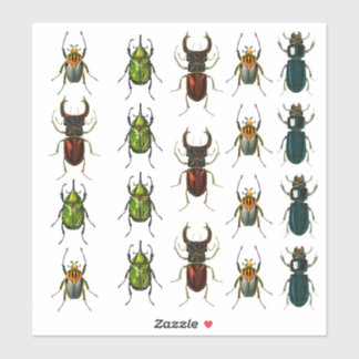 Vintage Käfer Vinyl Die Aufkleber