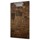 Vintage-Kaffee-Collage    Klemmbrett (Links)