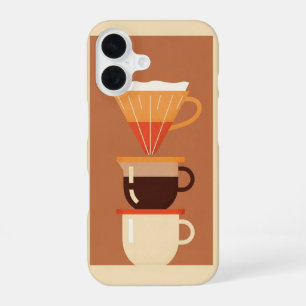 Vintage-Kaffee-Filter (oder Dripper) iPhone 16 Hülle