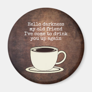 Vintage-Kaffee-Liebhaber Lustiger Zitat-Magnet Magnet