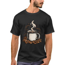 Vintage Kaffee-Liebhaber T-Shirt | Retro Emaille-C