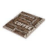 Vintage-Kaffee-Typografie-Muster (1) Fliese (Seite)
