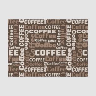 Vintage-Kaffee-Typografie-Muster (1) Seidenpapier
