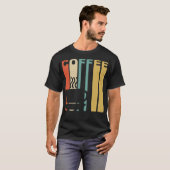 Vintage Kaffeekoffeinat T-Shirt (Vorne ganz)