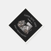 Vintage Kaffeemaschine Serviette (Ecke)