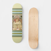 Vintage Kaffeemaschine Skateboard (Vorderseite)