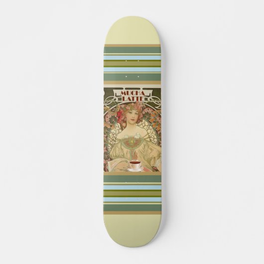 Vintage Kaffeemaschine Skateboard (Vorne)