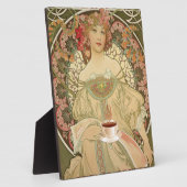 Vintage-Kaffeeplakat Fotoplatte (Seite)
