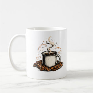 Vintage-Kaffeestation-Abzeichen | Rustikaler Kaffe Kaffeetasse