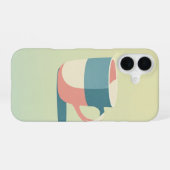 Vintage-Kaffeetasse-Form iPhone 16 Hülle (Rückseite (Horizontal))