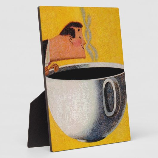 Vintage Kaffeewerbung Fotoplatte (Seite)