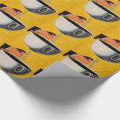 Vintage Kaffeewerbung Geschenkpapier (Ecke)