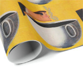 Vintage Kaffeewerbung Geschenkpapier (Rolleneckpunkt)