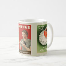 Vintage Kaffeewerbung