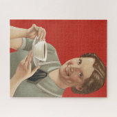 Vintage Kaffeewerbung Puzzle (Horizontal)