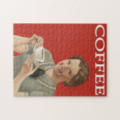 Vintage Kaffeewerbung Puzzle (Horizontal)