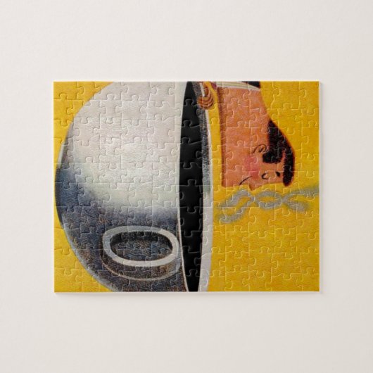 Vintage Kaffeewerbung Puzzle (Horizontal)