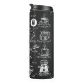 Vintage Kaffeezeit Thermosbecher (Nach rechts gedreht)