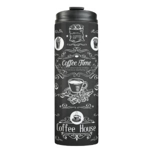 Vintage Kaffezeit Thermosbecher