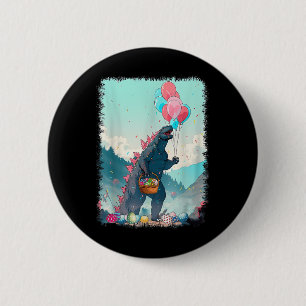 Vintage-Kaiju-Oster-Tag-Shirt Kaiju japanische Kun Button