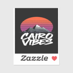 Vintage-Kairo-Vibes   Ägyptischer Streetstyle & Re Aufkleber