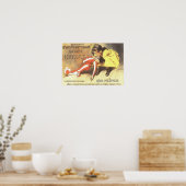 Vintage kaiserliche russische Werbung Poster (Küche)