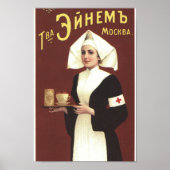Vintage kaiserliche russische Werbung Poster (Vorne)