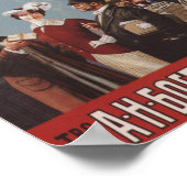 Vintage kaiserliche russische Werbung Poster (Ecke)