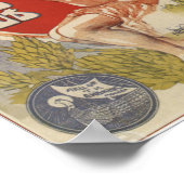 Vintage kaiserliche russische Werbung Poster (Ecke)